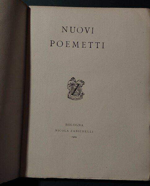 Poesie di Giovanni Pascoli. Nuovi poemetti.