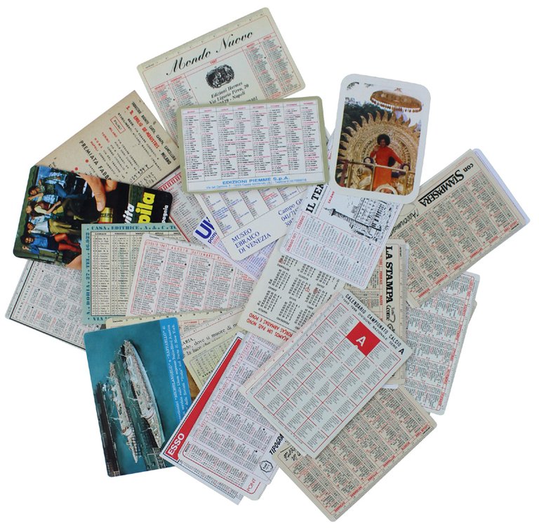 30 CALENDARIETTI TASCABILI 1950-1998+ UNO DEL 1929