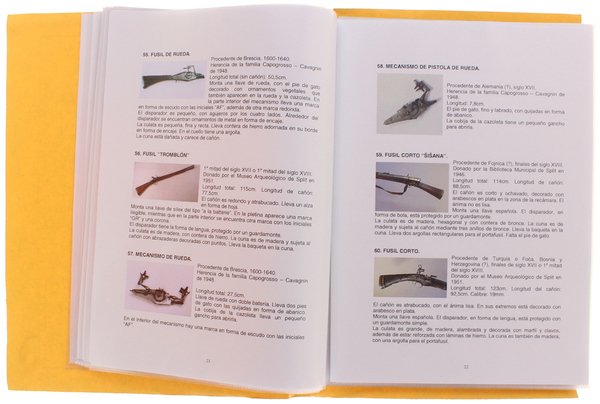 ARMI ED ARMATURE DEL MUSEO DI SPALATO (in spagnolo)