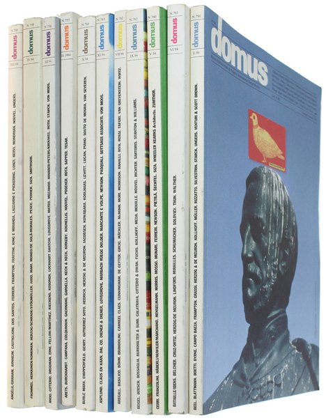 DOMUS. Annata completa 1994. Rivista internazionale di Progetto - International …