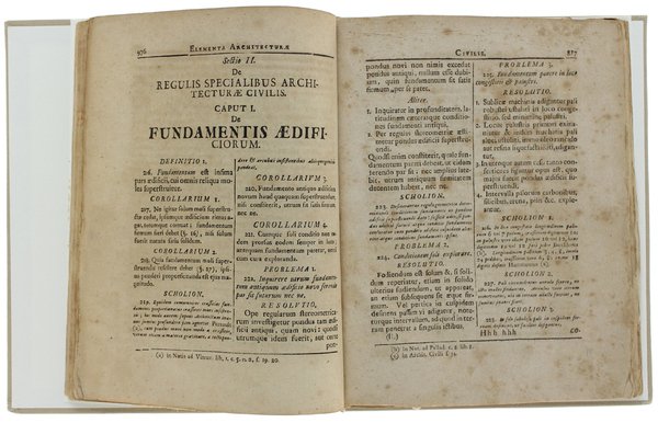 ELEMENTA ARCHITECTURAE CIVILIS.