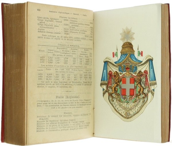 ALMANACH DE GOTHA. Annuaire Généalogique, Diplomatique et Statistique - 1875