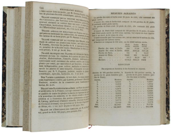 ALMANACH HORTICOLE POUR 1845, CALENDRIER COMPLET DU JARDINIER - ANNUAIRE …