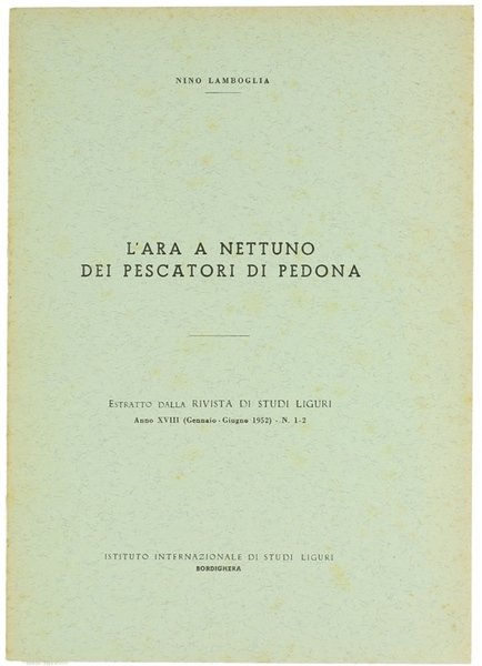 L'ARA A NETTUNO DEI PESCATORI DI PEDONA.