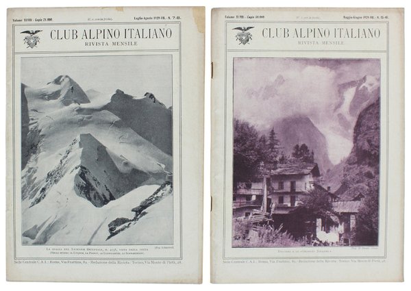 RIVISTA MENSILE DEL C.A.I. 1929 N. 5-6, 7-8