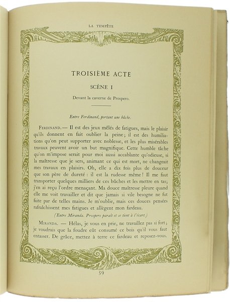 LA TEMPETE. Traduction de Robert Lefranc. Illustrations de Edmond Dulac.