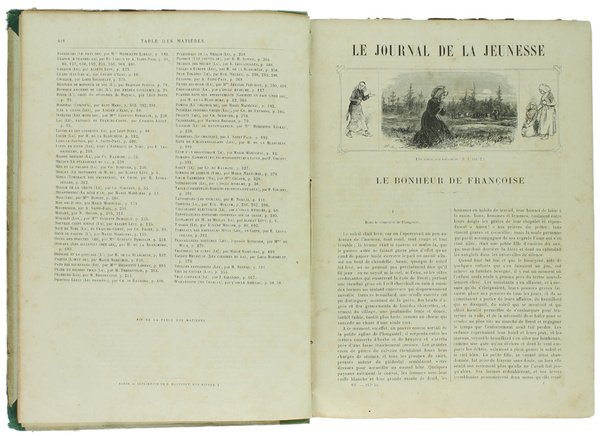 LE JOURNAL DE LA JEUNESSE. Premier et Deuxieme semestre 1876 …