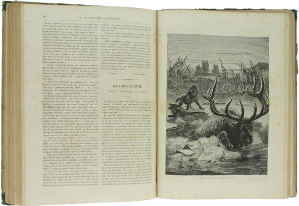 LE JOURNAL DE LA JEUNESSE. Premier et Deuxieme semestre 1876 …