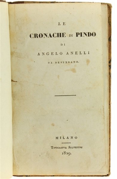 LE CRONACHE DI PINDO.