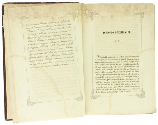 L'ARTE DELLA GUERRA. Poema in dieci canti del Conte Du …