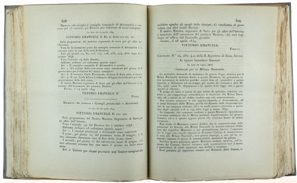 RACCOLTA DEI REGJ EDITTI, MANIFESTI, ED ALTRE PROVVIDENZE DE' MAGISTRATI …