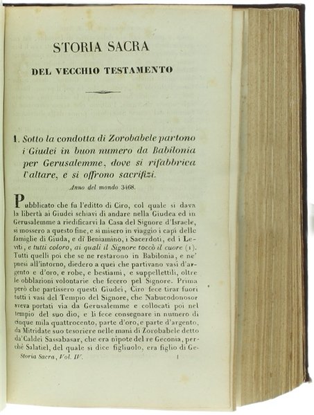 STORIA SACRA IN CUI SI RACCOLGONO I FATTI PIU' NOTABILI …