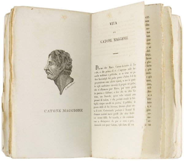 LE VITE DEGLI UOMINI ILLUSTRI volgarizzate da Girolamo Pompei [illustrata …