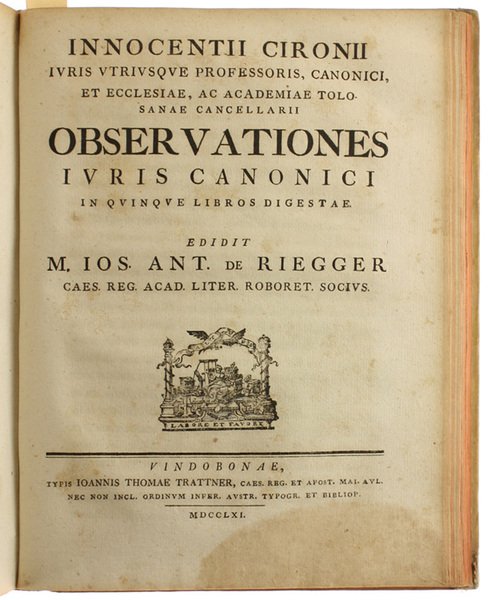 PARATITLA in duos posteriores libros decretalium Gregorii IX et OBSERVATIONES …