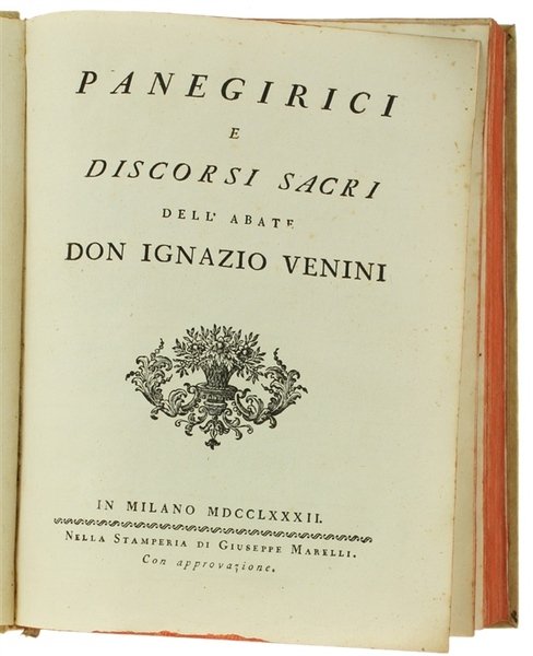 PANEGIRICI E DISCORSI SACRI.