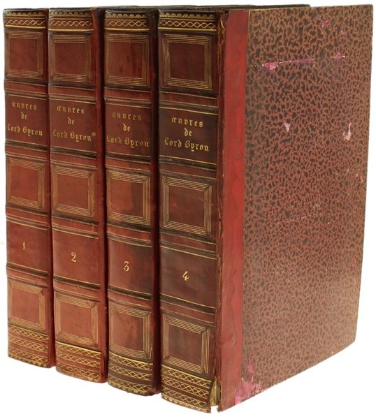 OEUVRES COMPLETES DE LORD BYRON (4 Volumes - complet).