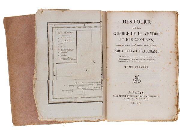 HISTOIRE DE LA GUERRE DE LA VENDEE ET DES CHOUANS, …