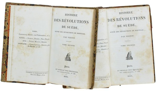 HISTOIRE DES REVOLUTIONS DE SUEDE suivie des révolutions de Portugal. …