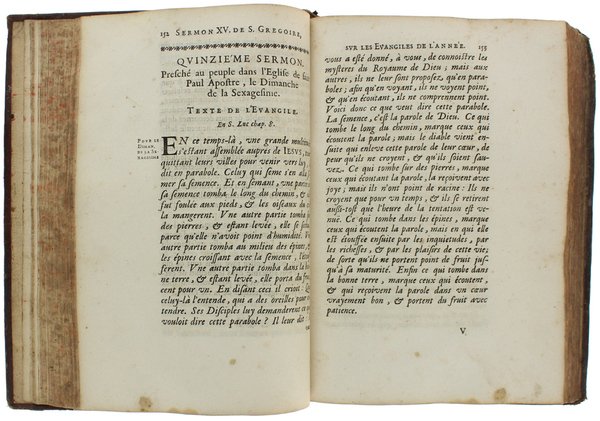 LES QUARANTE HOMILIES OU SERMONS DE S.GREGOIRE LE GRAND, PAPE, …