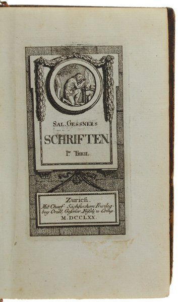 SCHRIFTEN. I Theil: DER TOD ABELS IN 5 GESANGEN - …