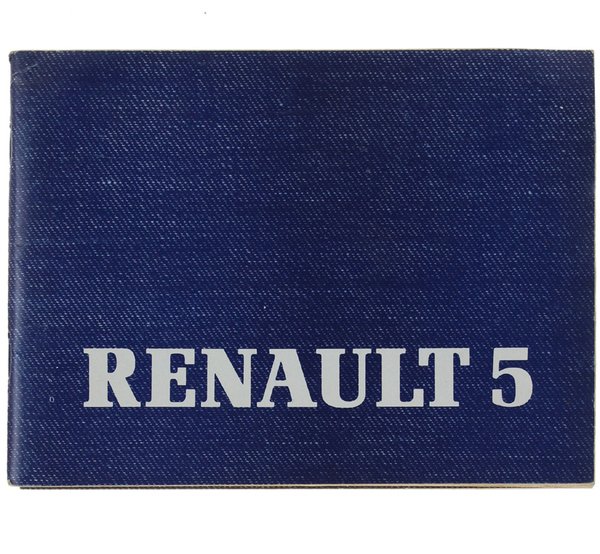 RENAULT 5 - Manuale uso e manutenzione. | Immagine principale