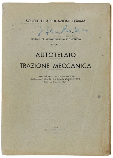 AUTOTELAIO - TRAZIONE MECCANICA. Lezioni di automobilismo e carrismo - …