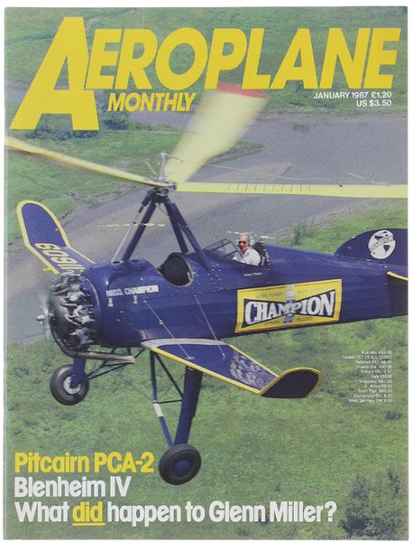 AEROPLANE MONTHLY - January-December, 1987 - Complete Year of 12 …