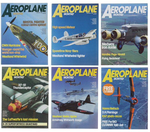 AEROPLANE MONTHLY 1985 - Complete Year of 12 Issues.