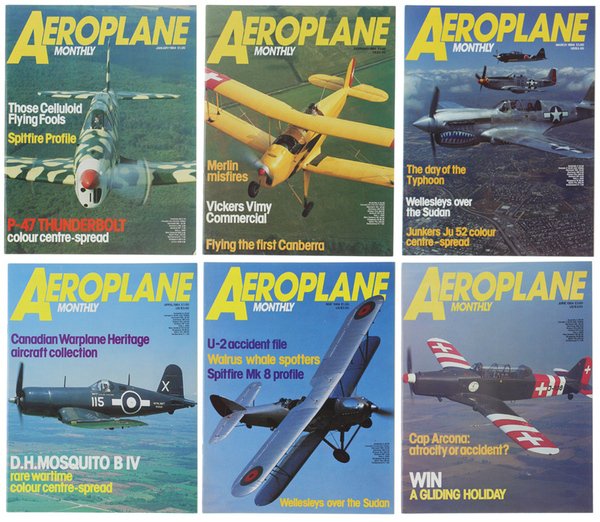 AEROPLANE MONTHLY - January-December, 1984 - Complete Year of 12 …