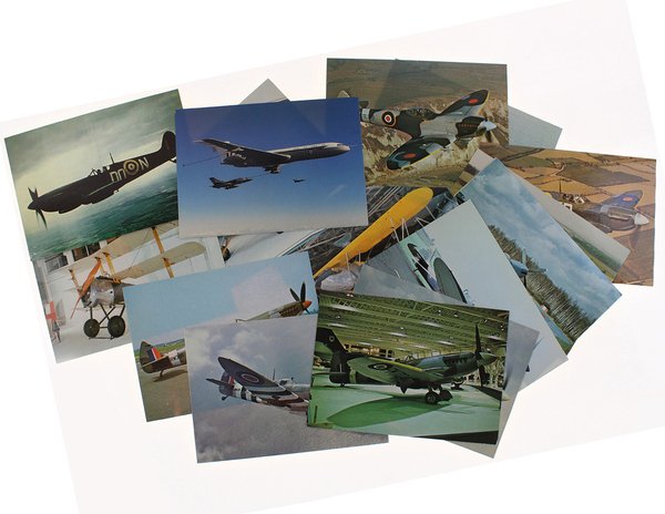 AEREI MILITARI D'EPOCA. 25 cartoline nuove.
