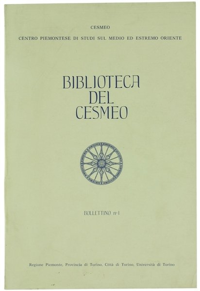 BIBLIOTECA DEL CESMEO. Bollettino n.1.