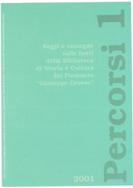 PERCORSI - Rivista della Biblioteca di storia e cultura del …
