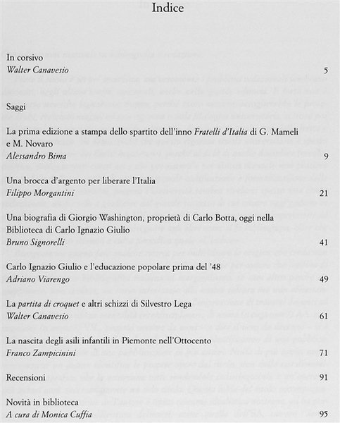 PERCORSI - Rivista della Biblioteca di storia e cultura del …