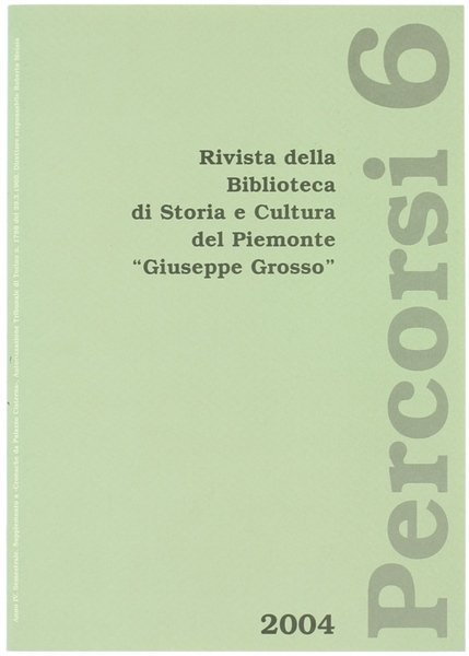 PERCORSI - Rivista della Biblioteca di storia e cultura del … | Immagine Gallery 1