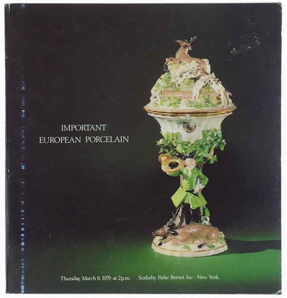 IMPORTANT EUROPEAN PORCELAIN. Sale numbert 4221 - March 8, 1979.