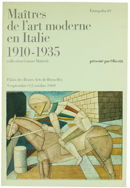 MAITRES DE L'ART MODERNE EN ITALIE 1910-1935 - Collection Gianni …