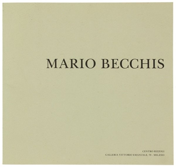 MARIO BECCHIS.