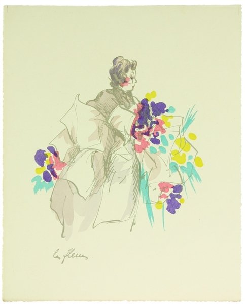 LES HALLES. Lithographies originales de Ch. Gir assaisonnées par Maurice …