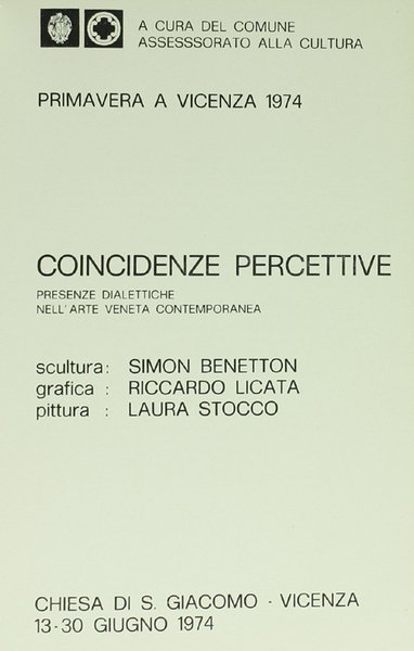 COINCIDENZE PERCETTIVE - Presenze dialettiche nell'arte veneta contemporanea. Scultura: Simon …