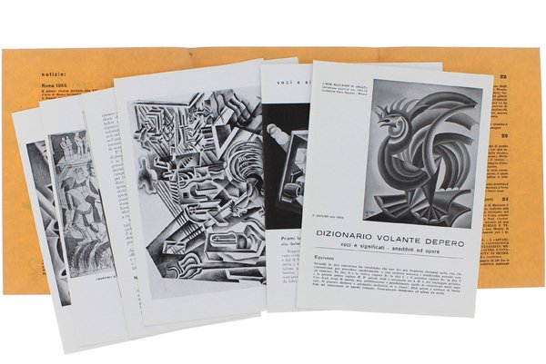 DIZIONARIO VOLANTE DEPERO - SECONDO GRUPPO. Voci e significati. Aneddoti …
