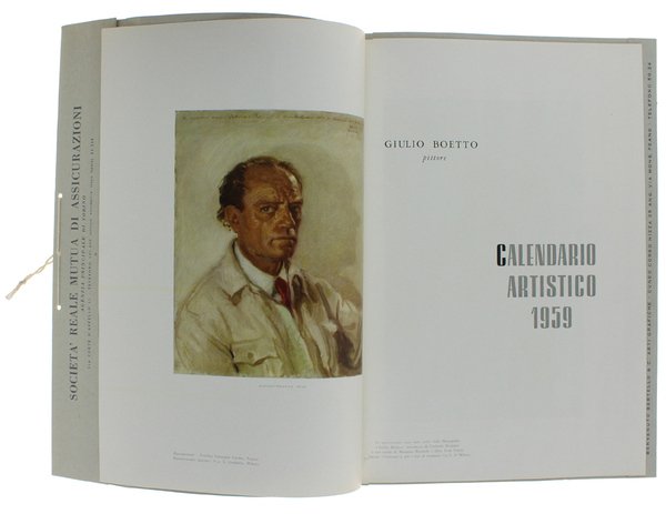 GIULIO BOETTO PITTORE. CALENDARIO ARTISTICO 1959.