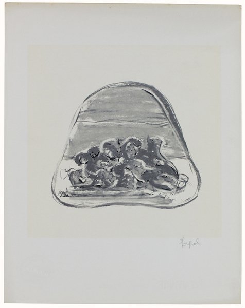 ISOLA". Riproduzione fotolitografica (5 colori offset) dell'opera originale espressamente eseguita … | Immagine Gallery 1