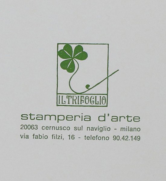 STAMPERIA D'ARTE IL TRIFOGLIO [catalogo] | Immagine Gallery 2