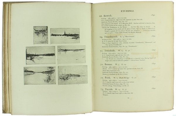 D.Y.CAMERON. An Illustrated Catalogue of his Etched Work with Introductory …