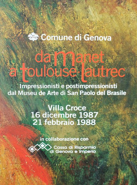 GENOVA IN ARTE. DA MANET A TOULOUSE-LAUTREC (poster)