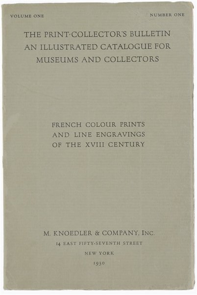 FRENCH COLOUR PRINTS AND LINE ENGRAVINGS OF THE XVIII CENTURY.