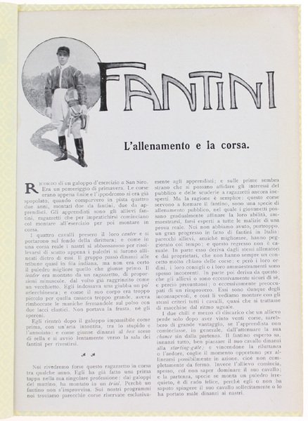 FANTINI - L'allenamento e la corsa.