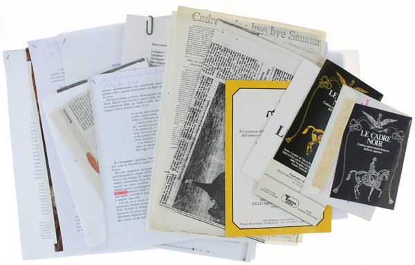 CAVALLERIA. Raccolta di articoli, ricordi e studi vari.