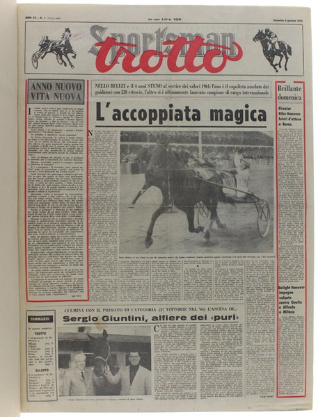 TROTTO - SPORTSMAN. Primo semestre 1965 completo.