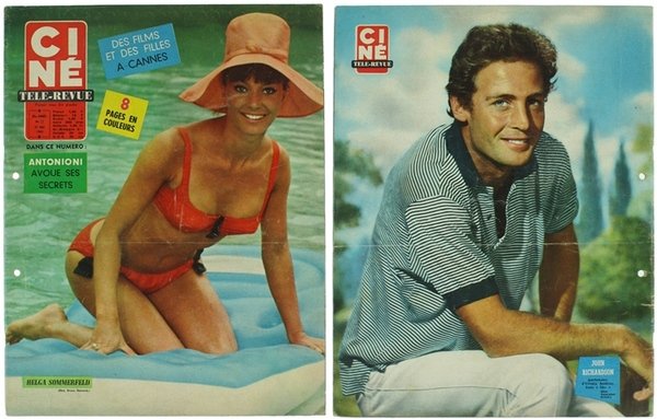 CINE TELE-REVUE. 45e Année - 1965. Six numéros: 11, 22, …